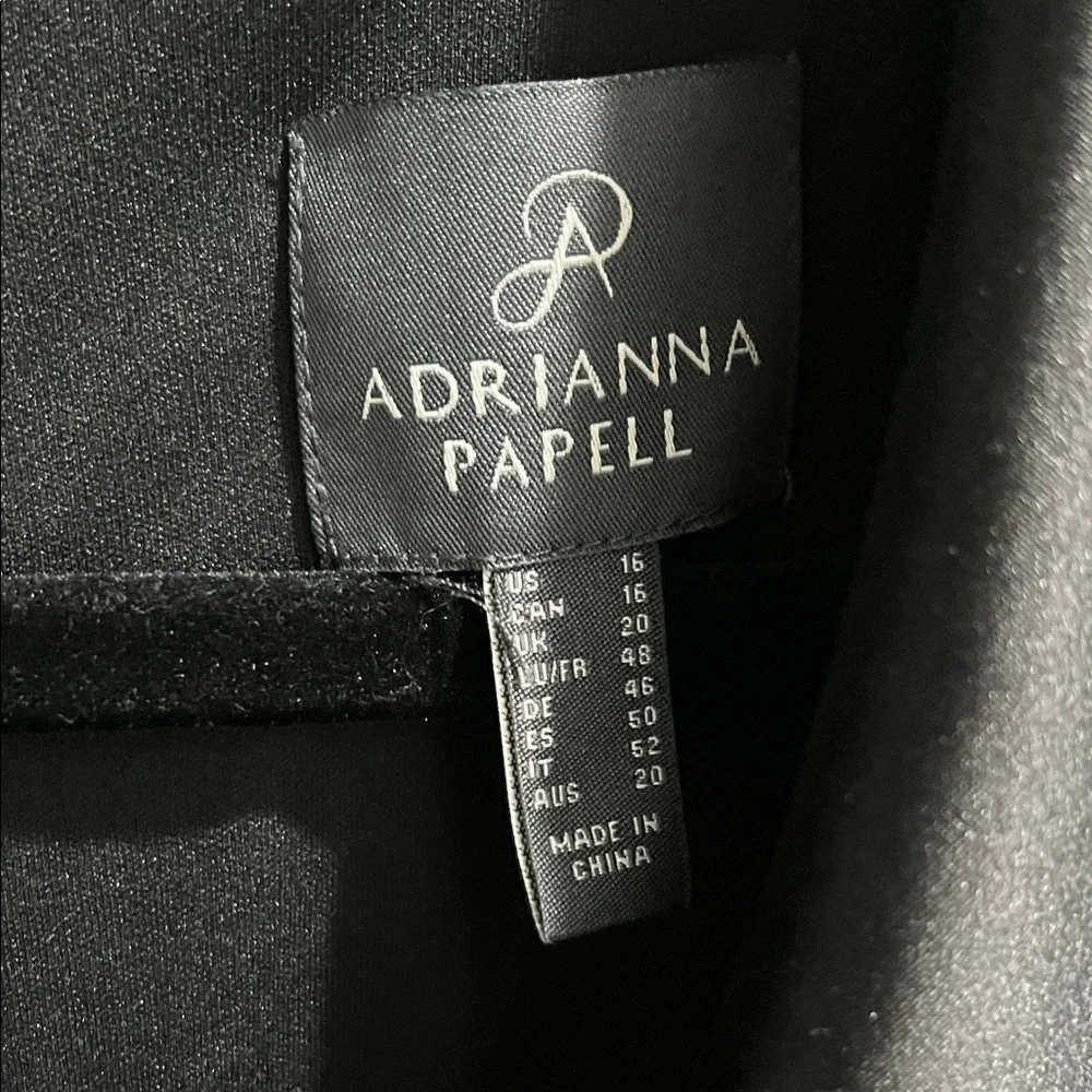 Adrianna Papell Black Tuxedo Jumpsuit - Picture 4 of 9